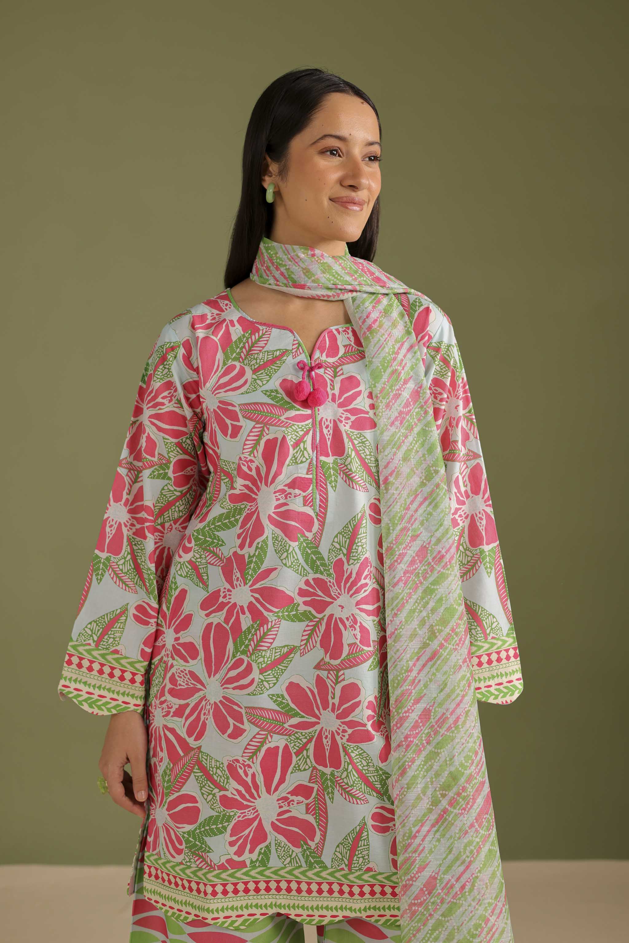 3PC Printed Lawn Suit - 42710