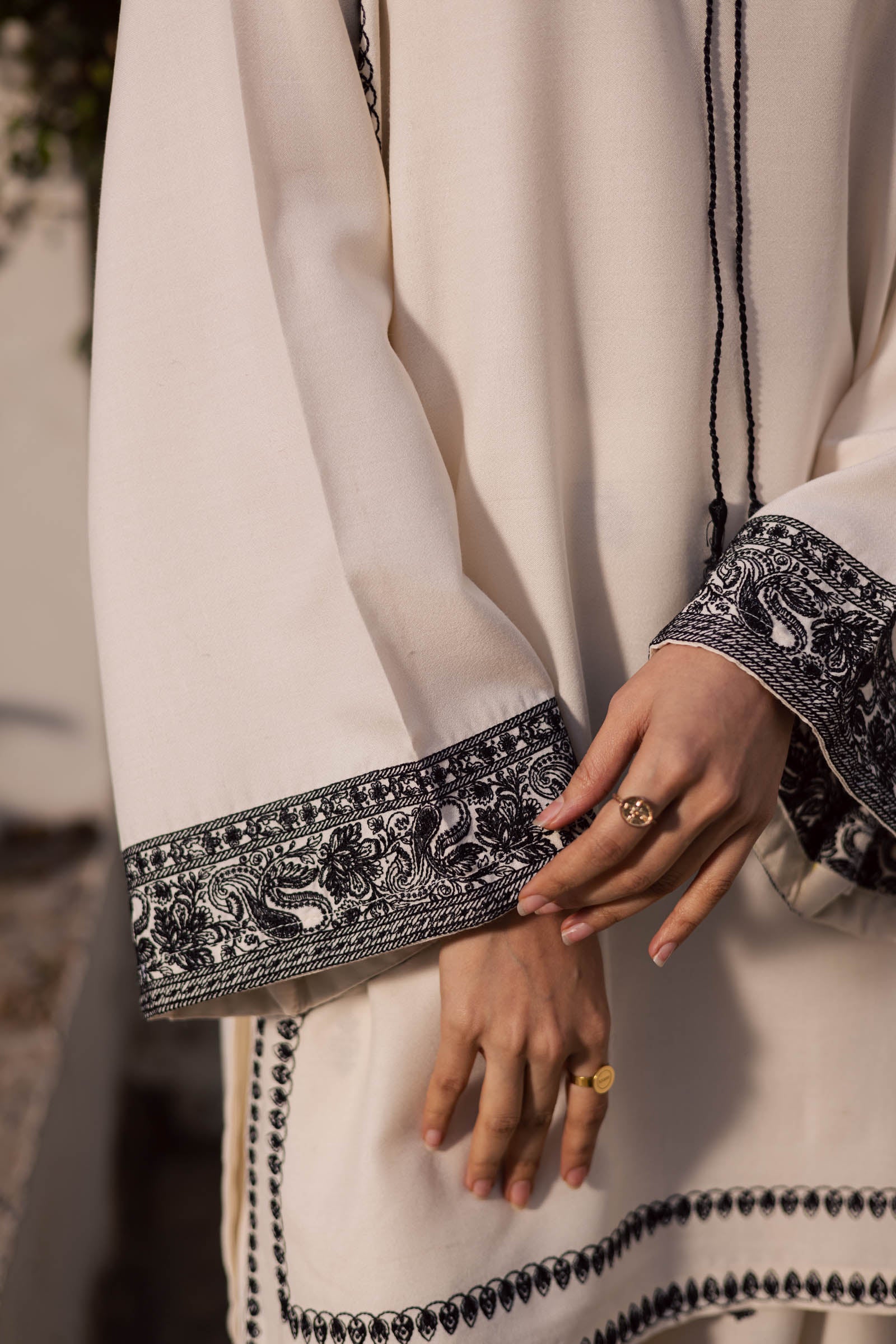 2PC Winter Embroidered Dress - 1198