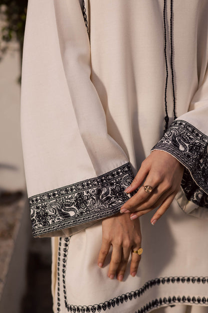 2PC Winter Embroidered Dress - 1198