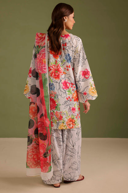 3PC Printed Lawn Suit - 42658