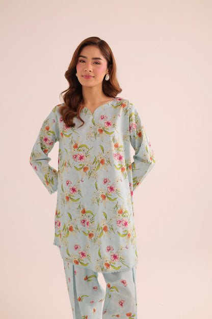 2PC Summer Lawn Dress- PRT L42201