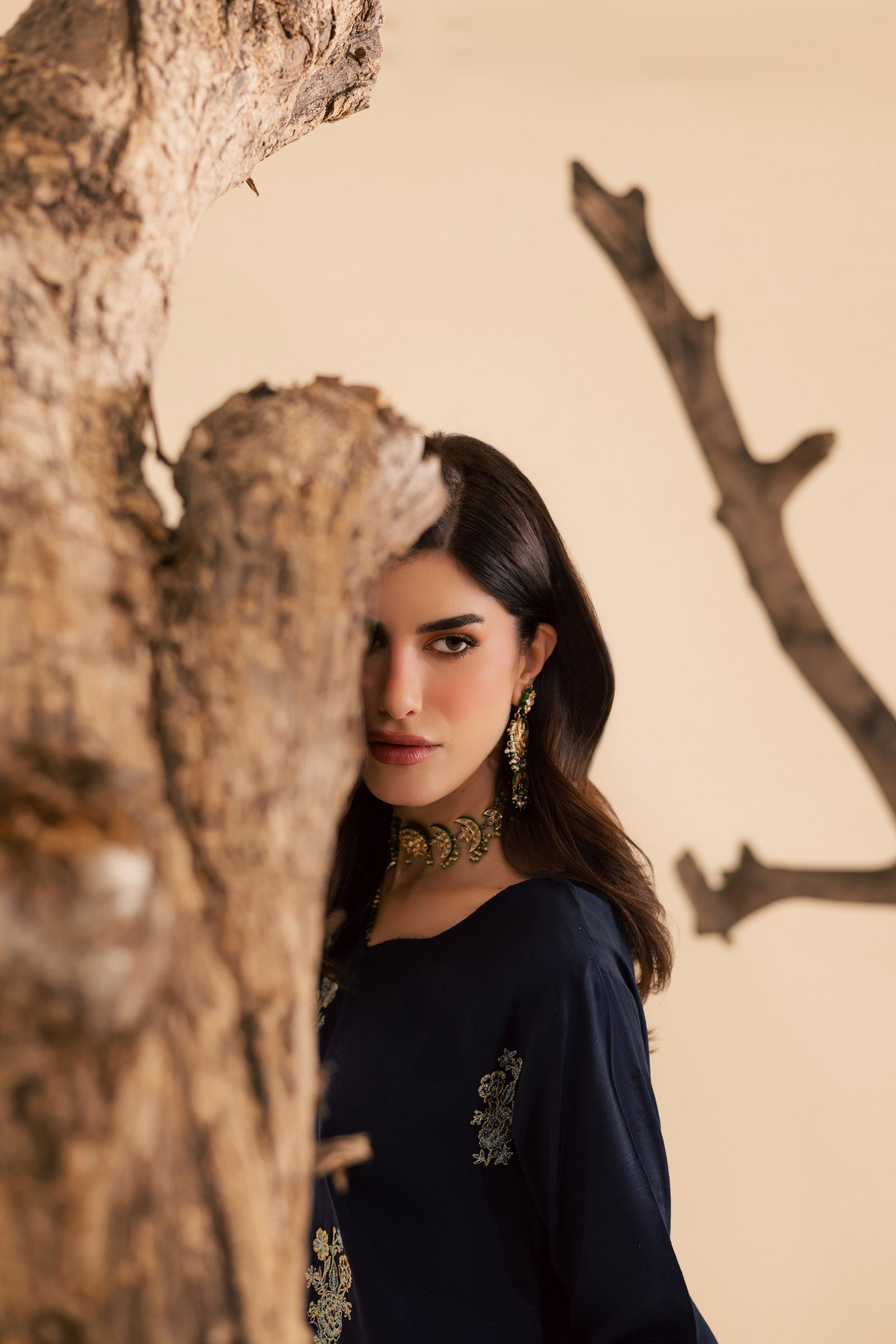 3PC Luxury Embroidered Dress- RSNB04