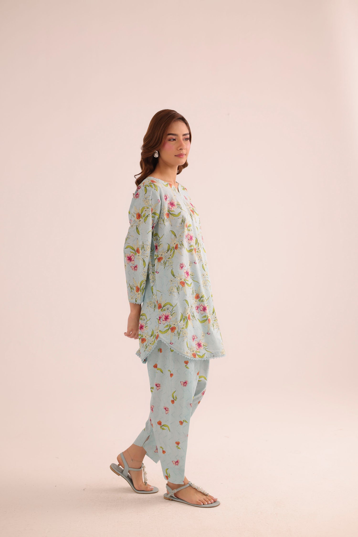 2PC Summer Lawn Dress- PRT L42201