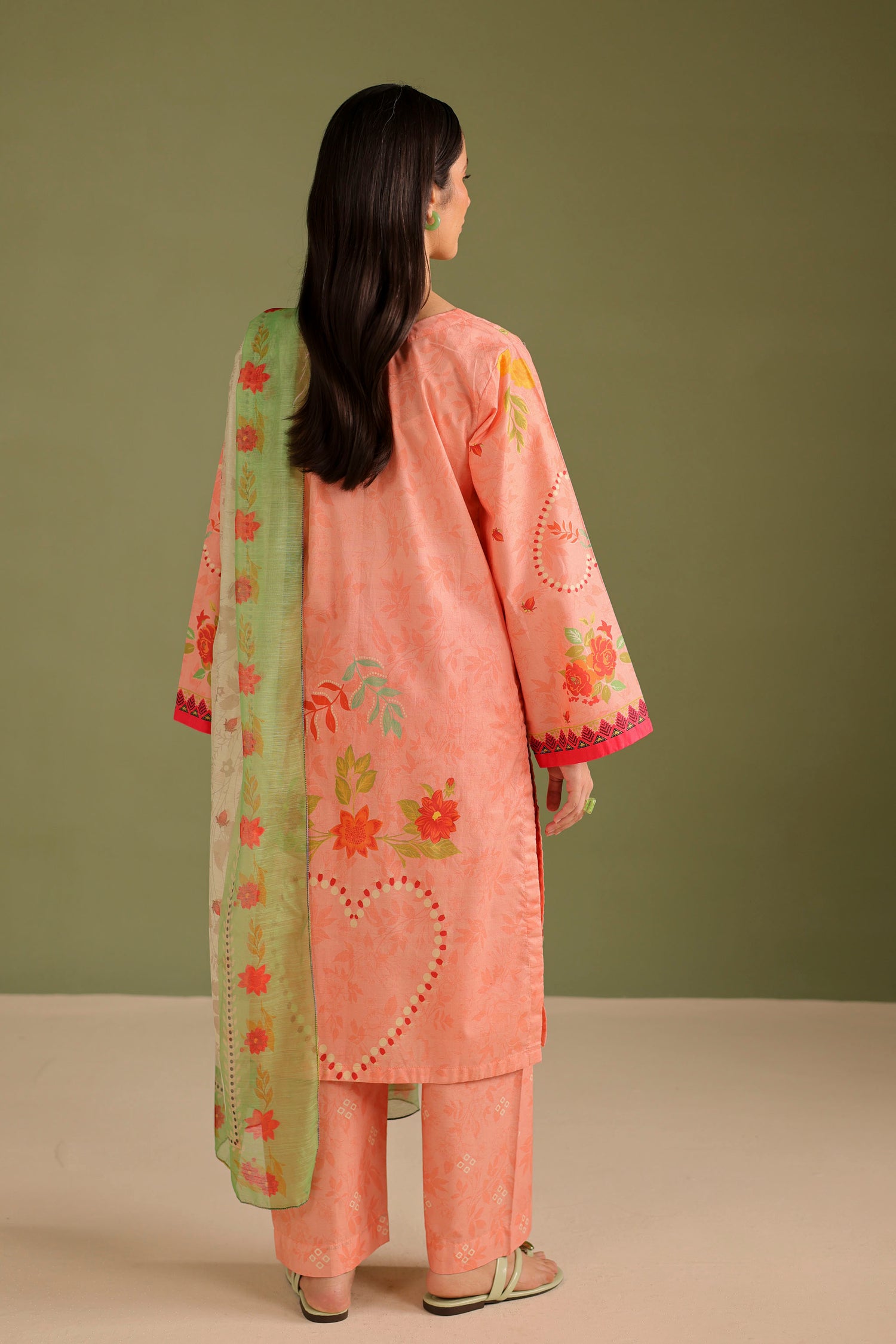 3PC Printed Lawn Suit - 42708