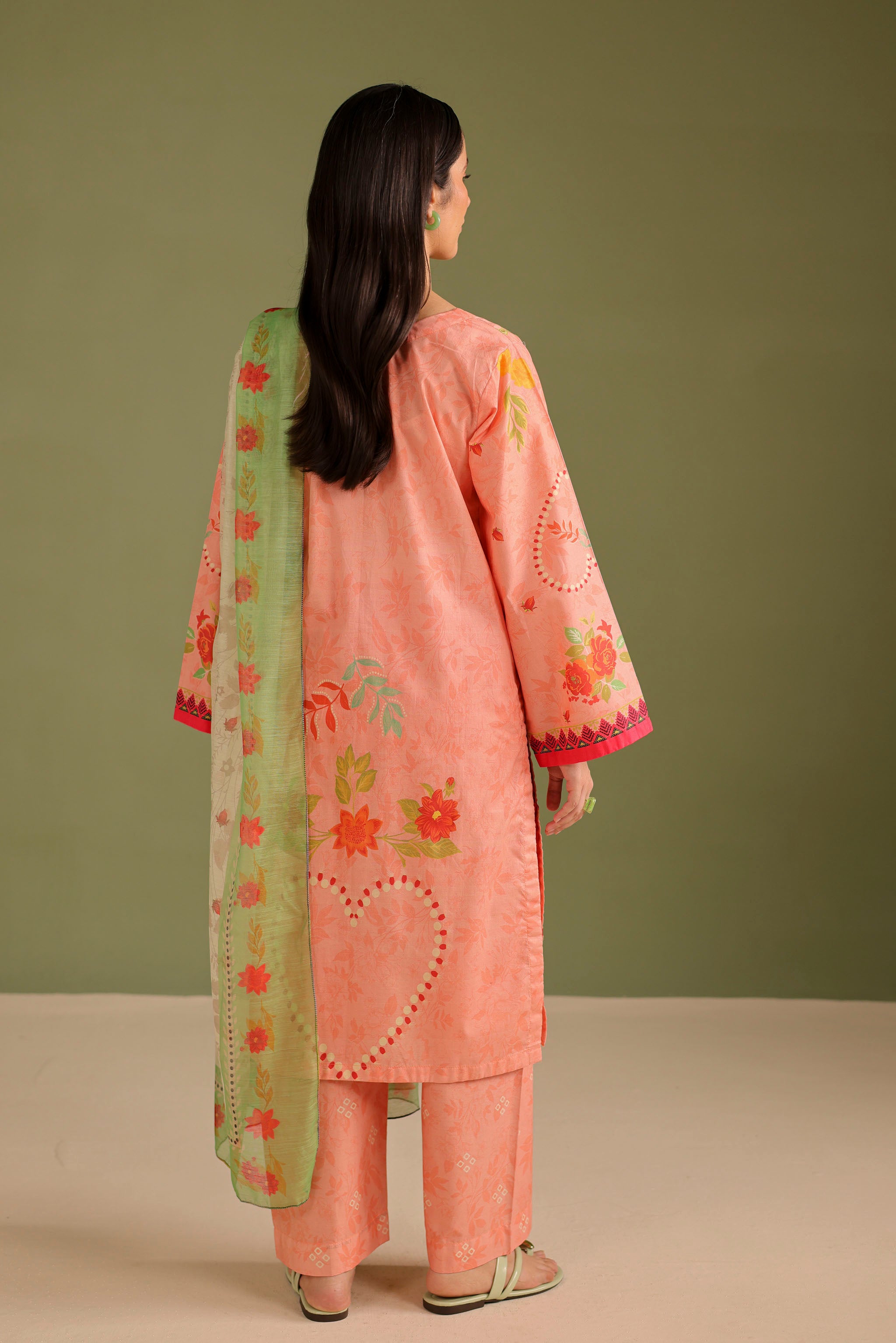 3PC Printed Lawn Suit - 42708