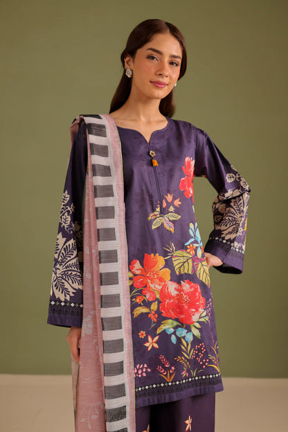 3PC Printed Lawn Suit - 42665
