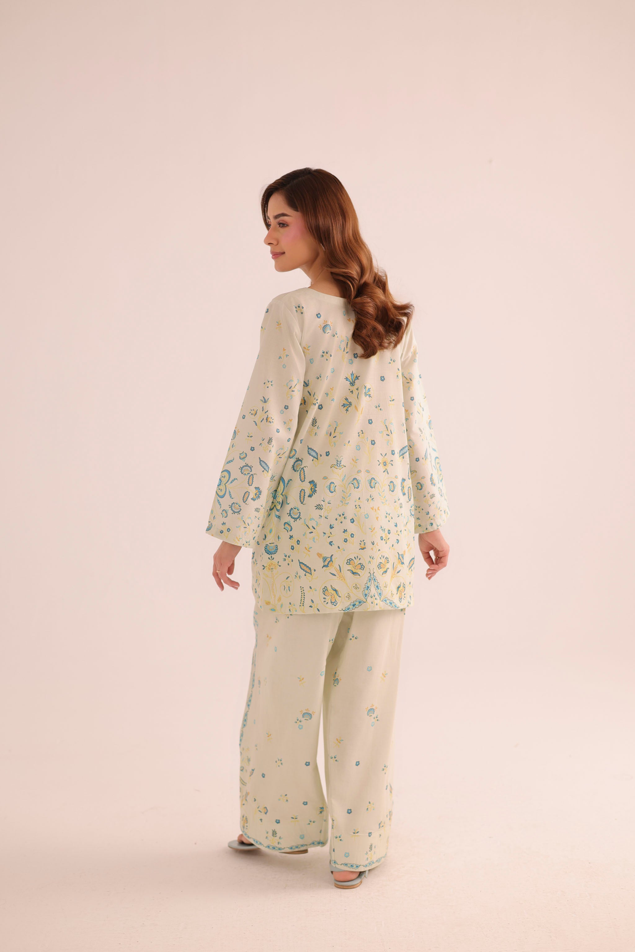 2PC Summer Lawn Dress- PRT L42950