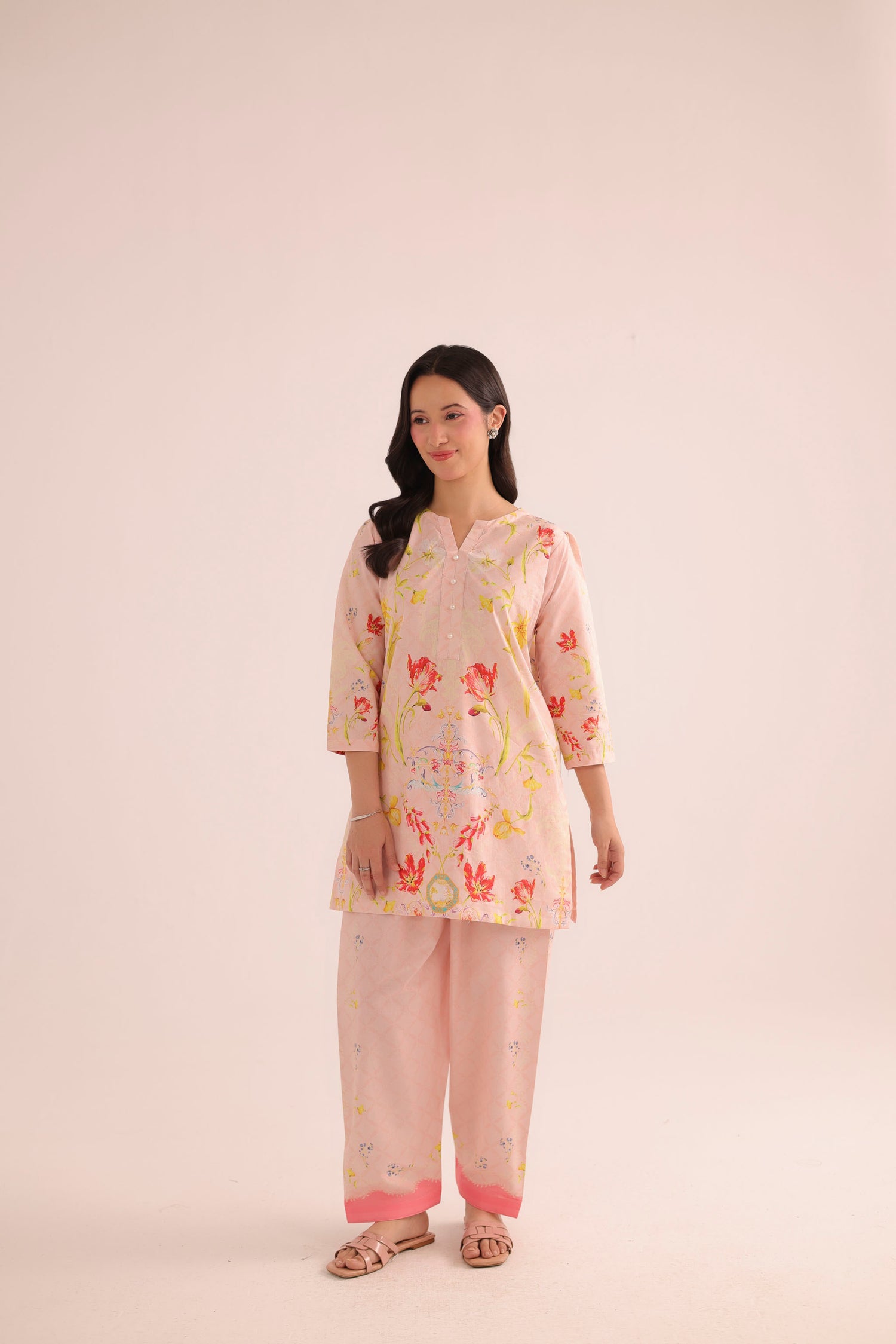 2PC Summer Lawn Dress- PRT L42728