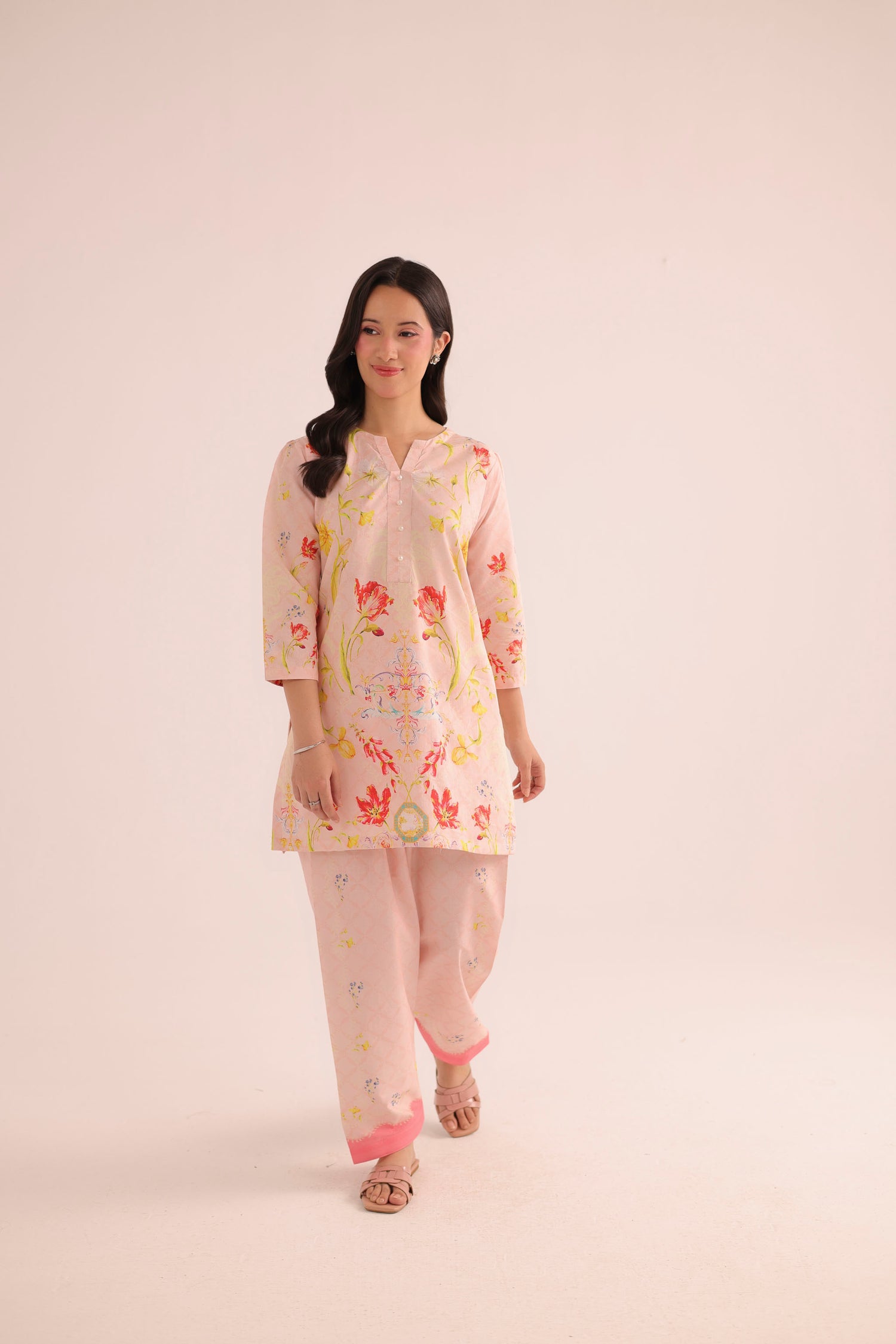 2PC Summer Lawn Dress- PRT L42728