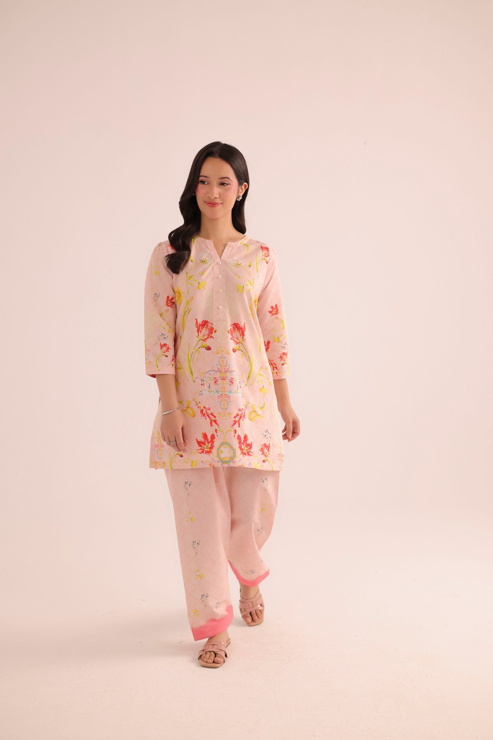 2PC Summer Lawn Dress- PRT L42728