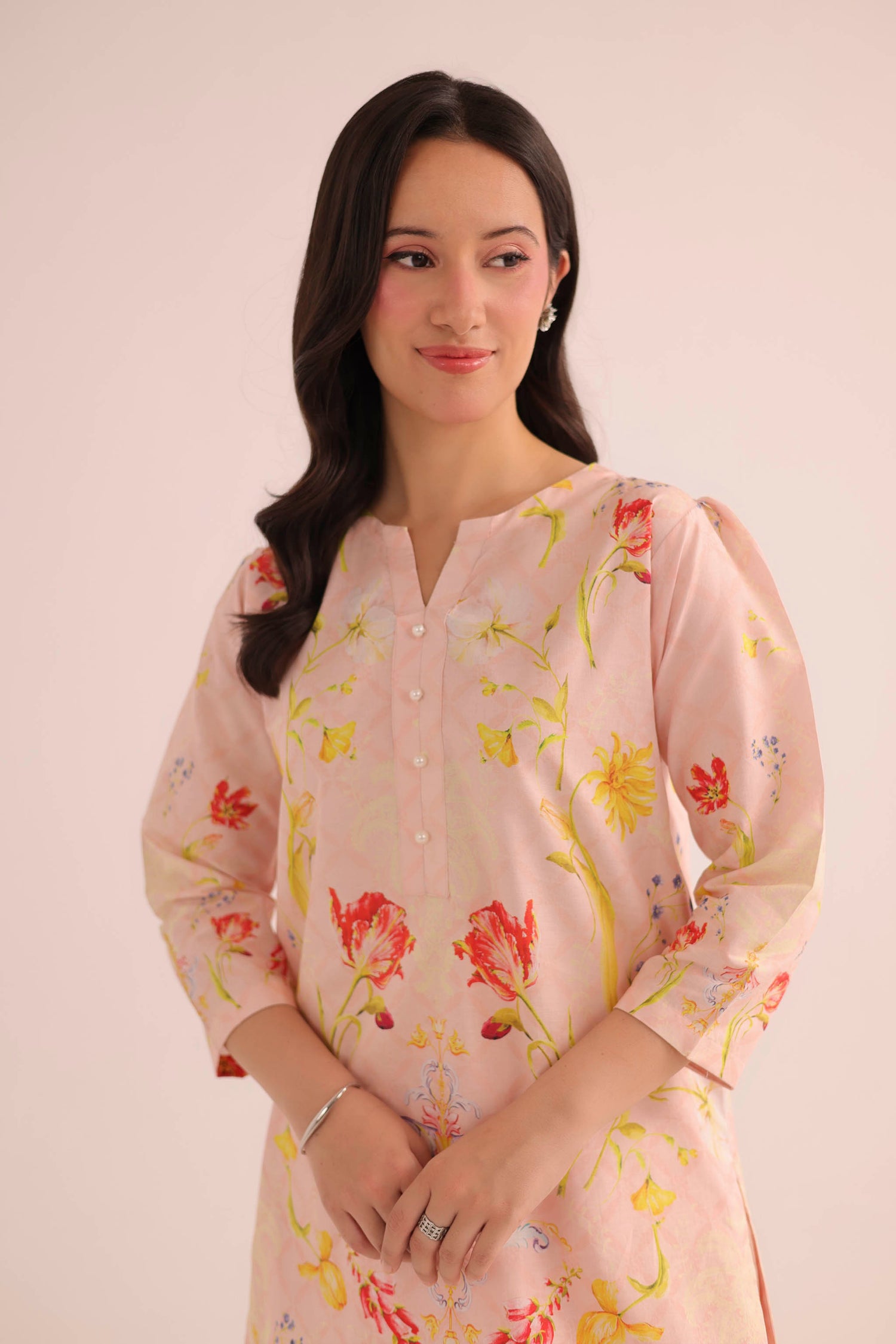 2PC Summer Lawn Dress- PRT L42728
