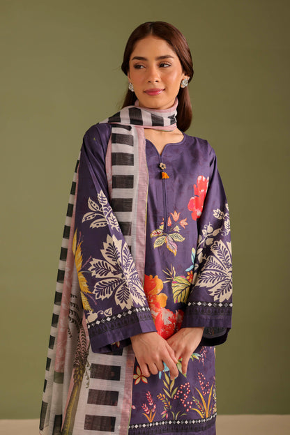 3PC Printed Lawn Suit - 42665