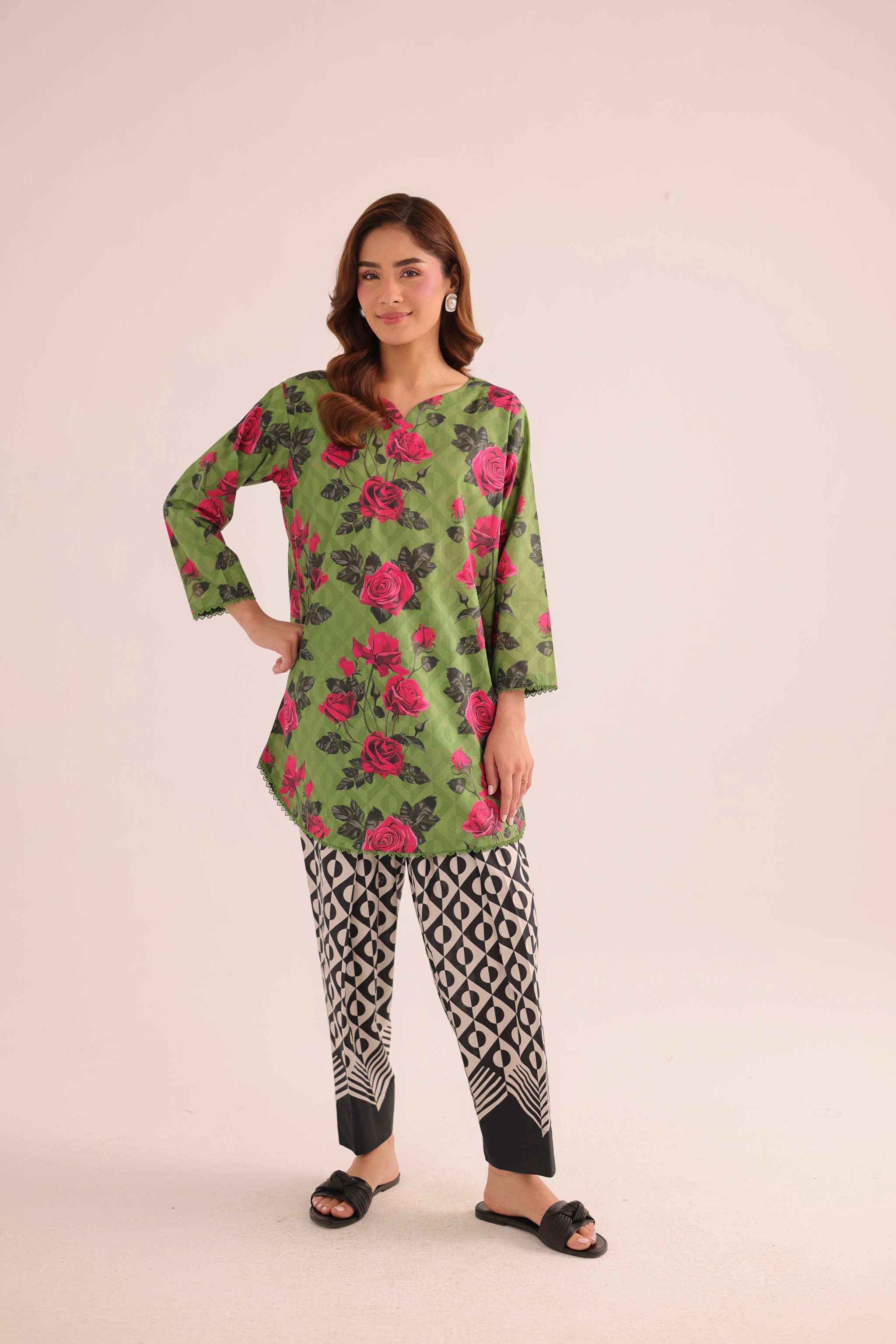 2PC Summer Lawn Dress- PRT L42180