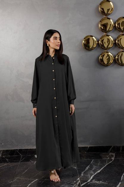 Solid 2PC Dress - SP-05 Black