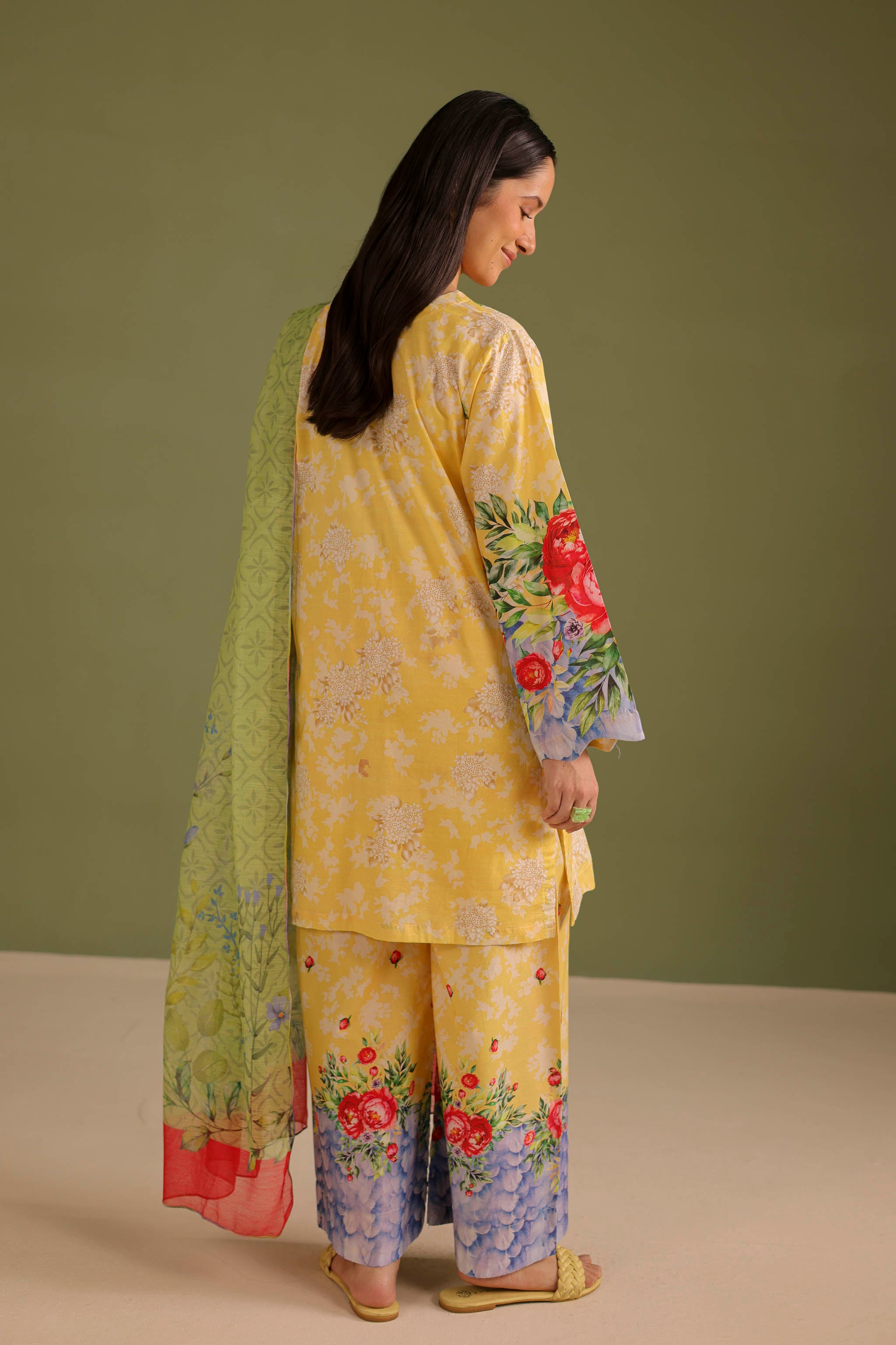 3PC Printed Lawn Suit - 42657