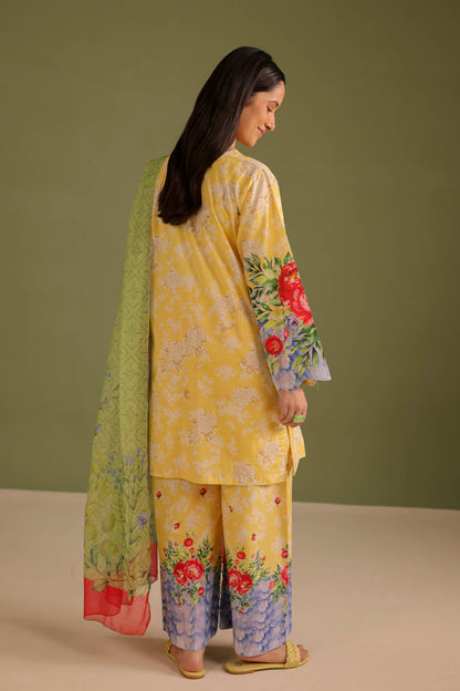 3PC Printed Lawn Suit - 42657