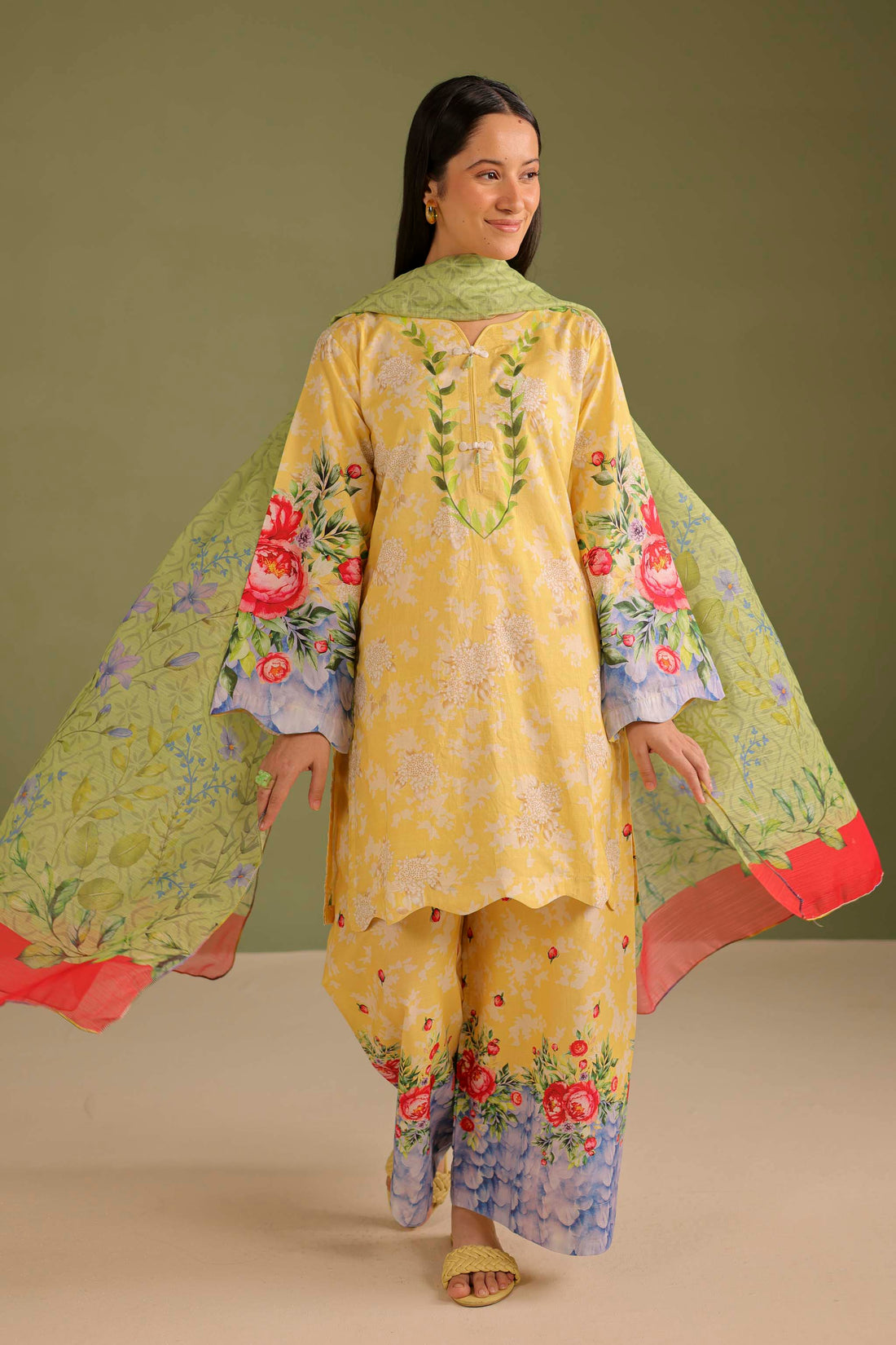 3PC Printed Lawn Suit - 42657