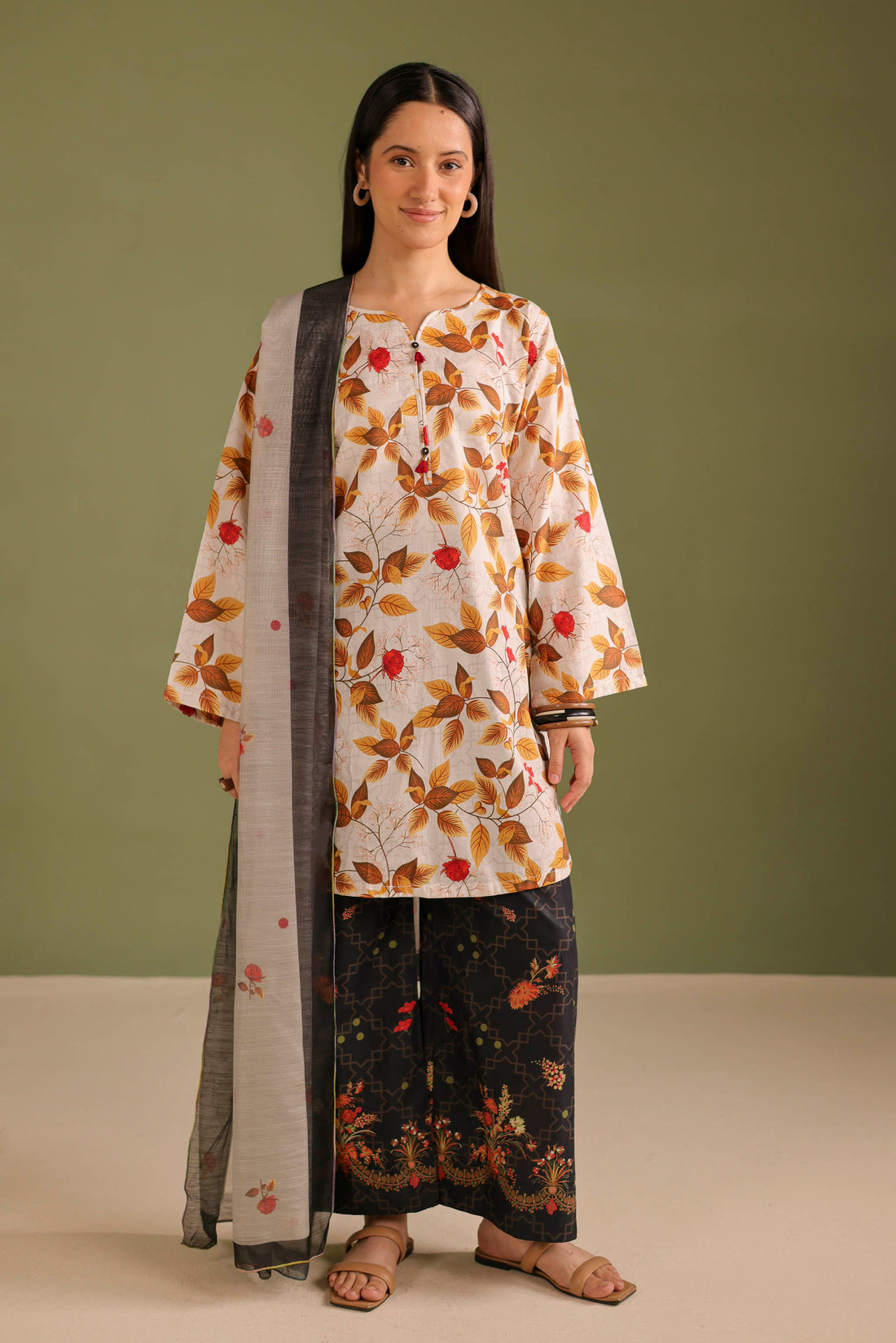 3PC Printed Lawn Suit - 42670