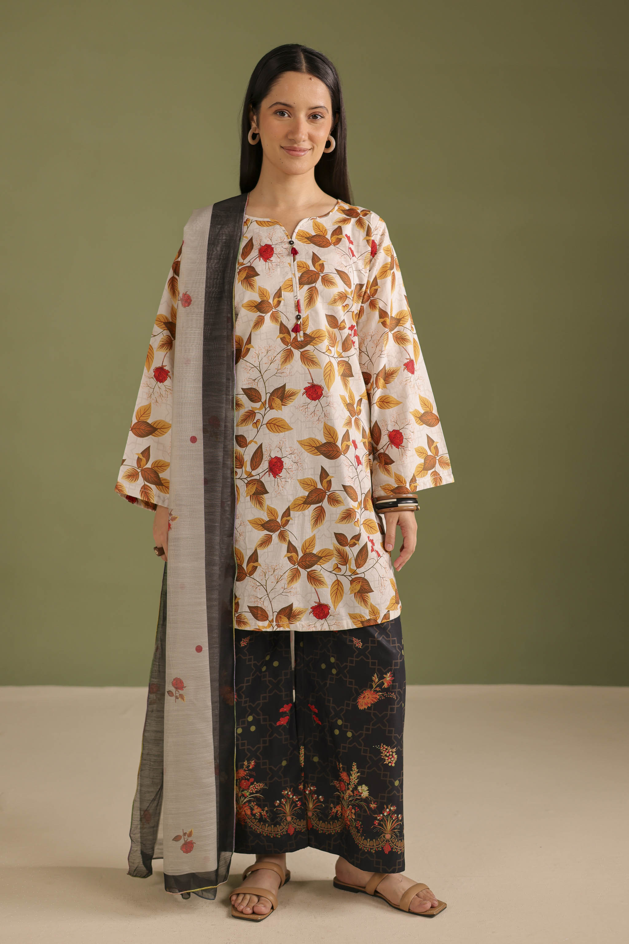 3PC Printed Lawn Suit - 42670