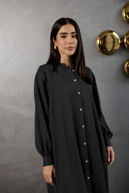 Solid 2PC Dress - SP-05 Black