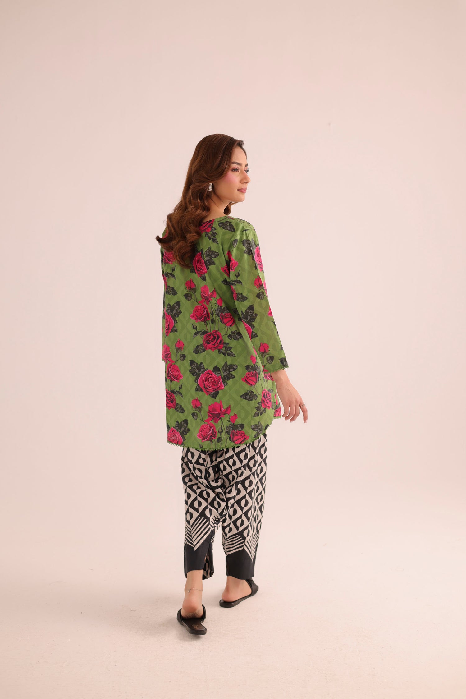 2PC Summer Lawn Dress- PRT L42180
