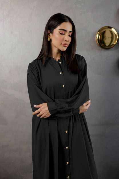 Solid 2PC Dress - SP-05 Black