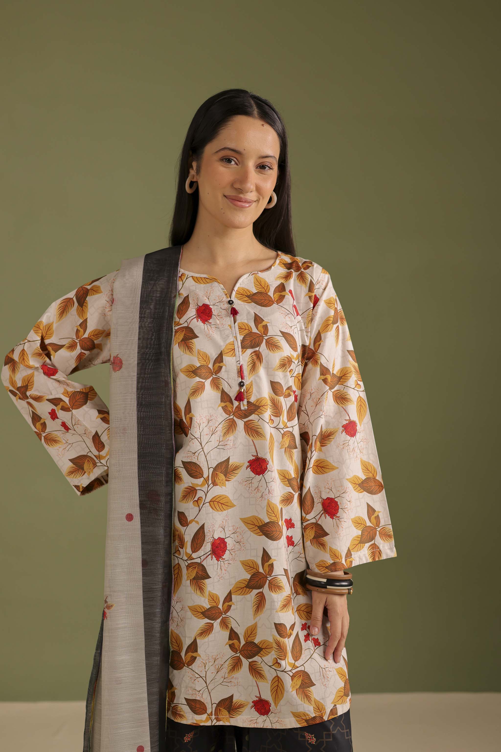 3PC Printed Lawn Suit - 42670