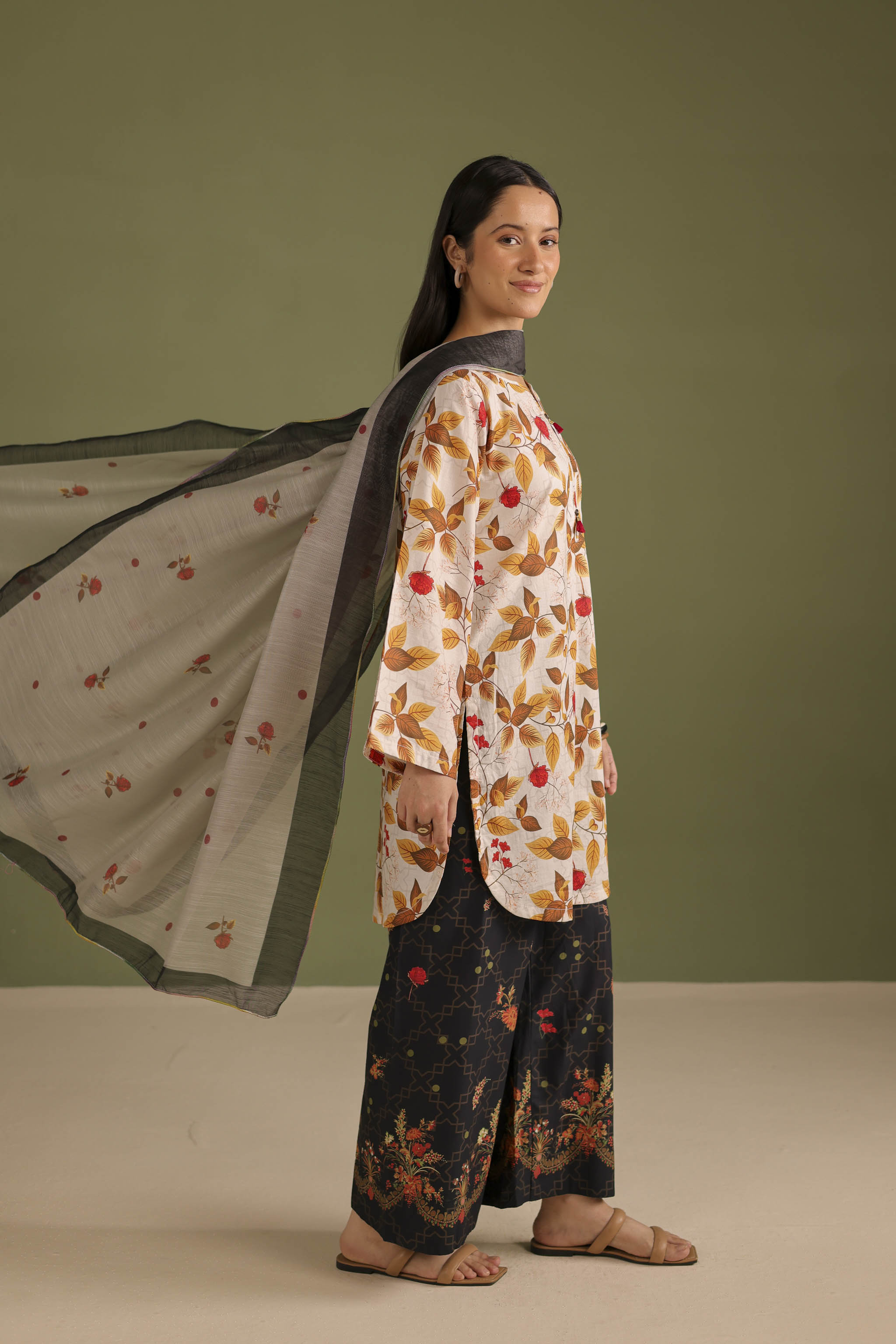 3PC Printed Lawn Suit - 42670