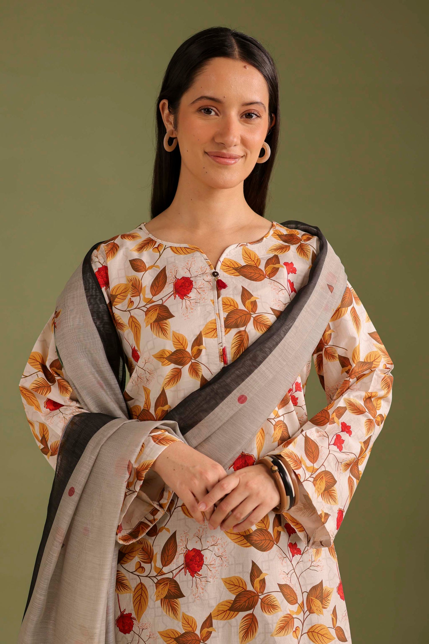 3PC Printed Lawn Suit - 42670