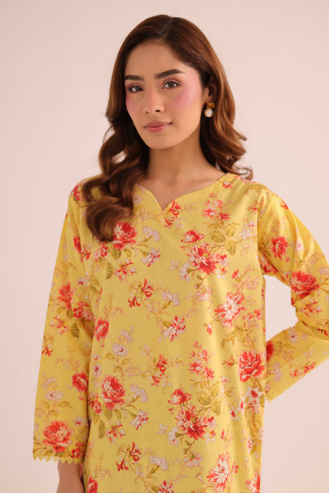 2PC Summer Lawn Dress- PRT L42953