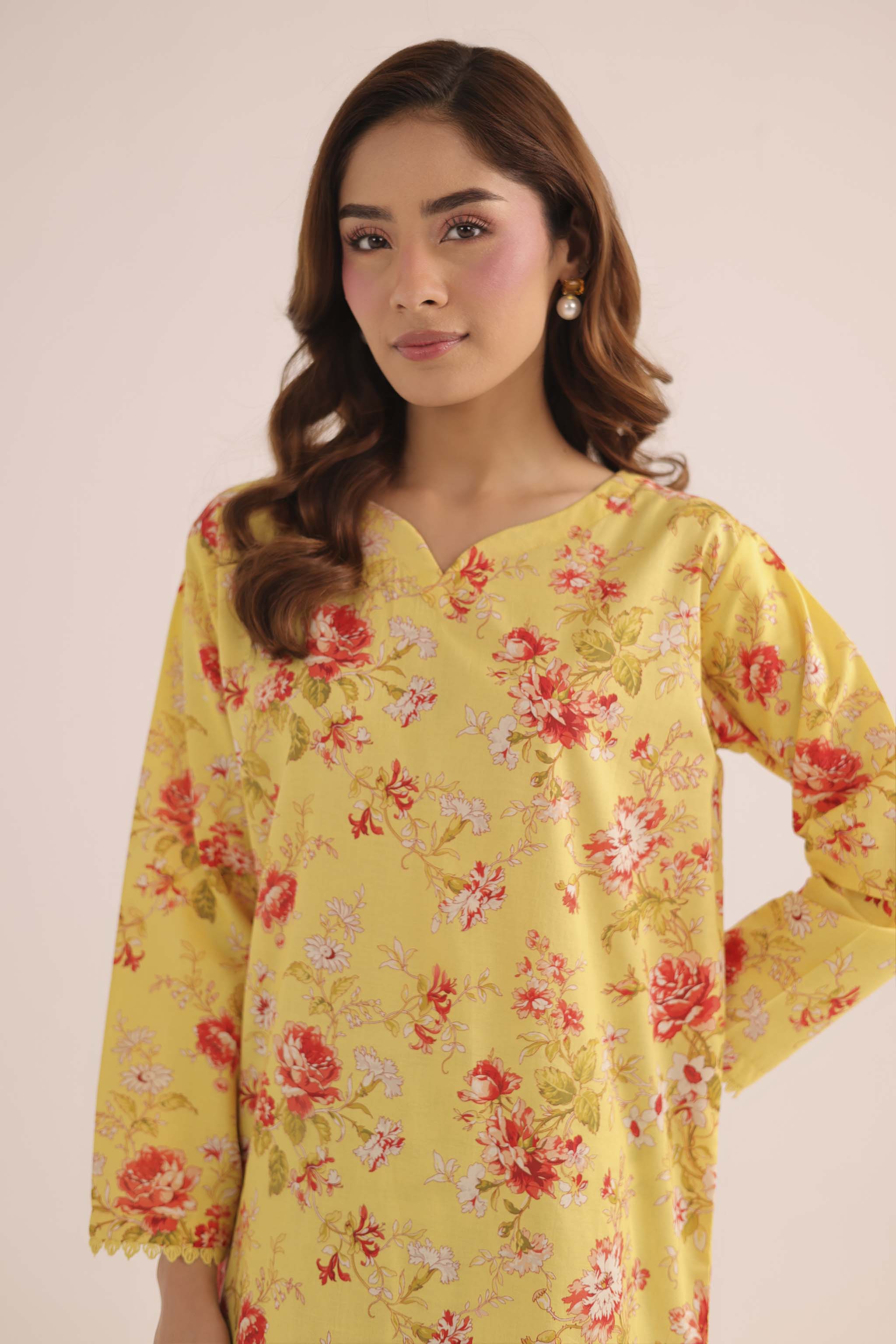 2PC Summer Lawn Dress- PRT L42953