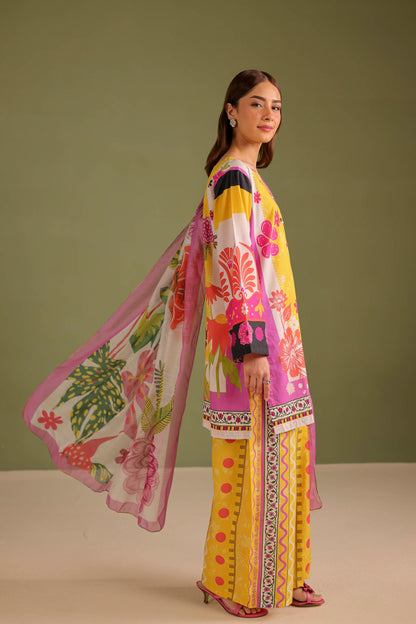 3PC Printed Lawn Suit - 42715