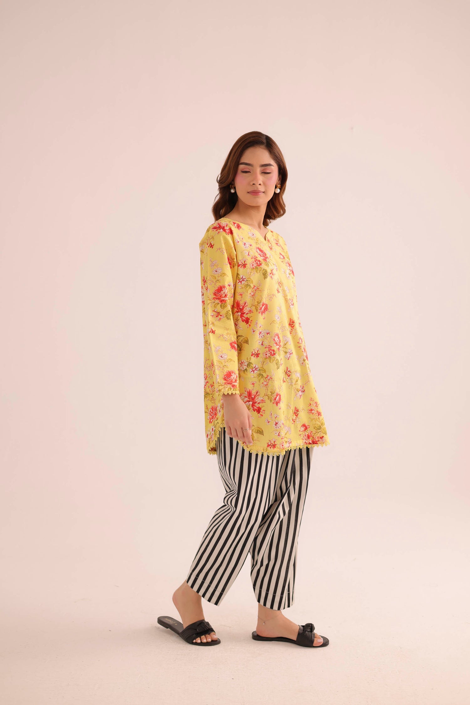 2PC Summer Lawn Dress- PRT L42953