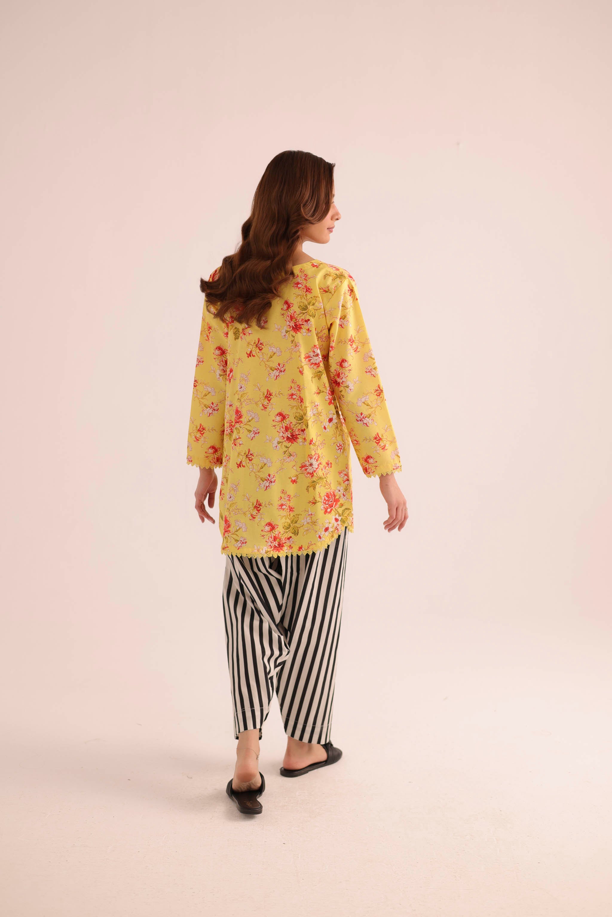 2PC Summer Lawn Dress- PRT L42953