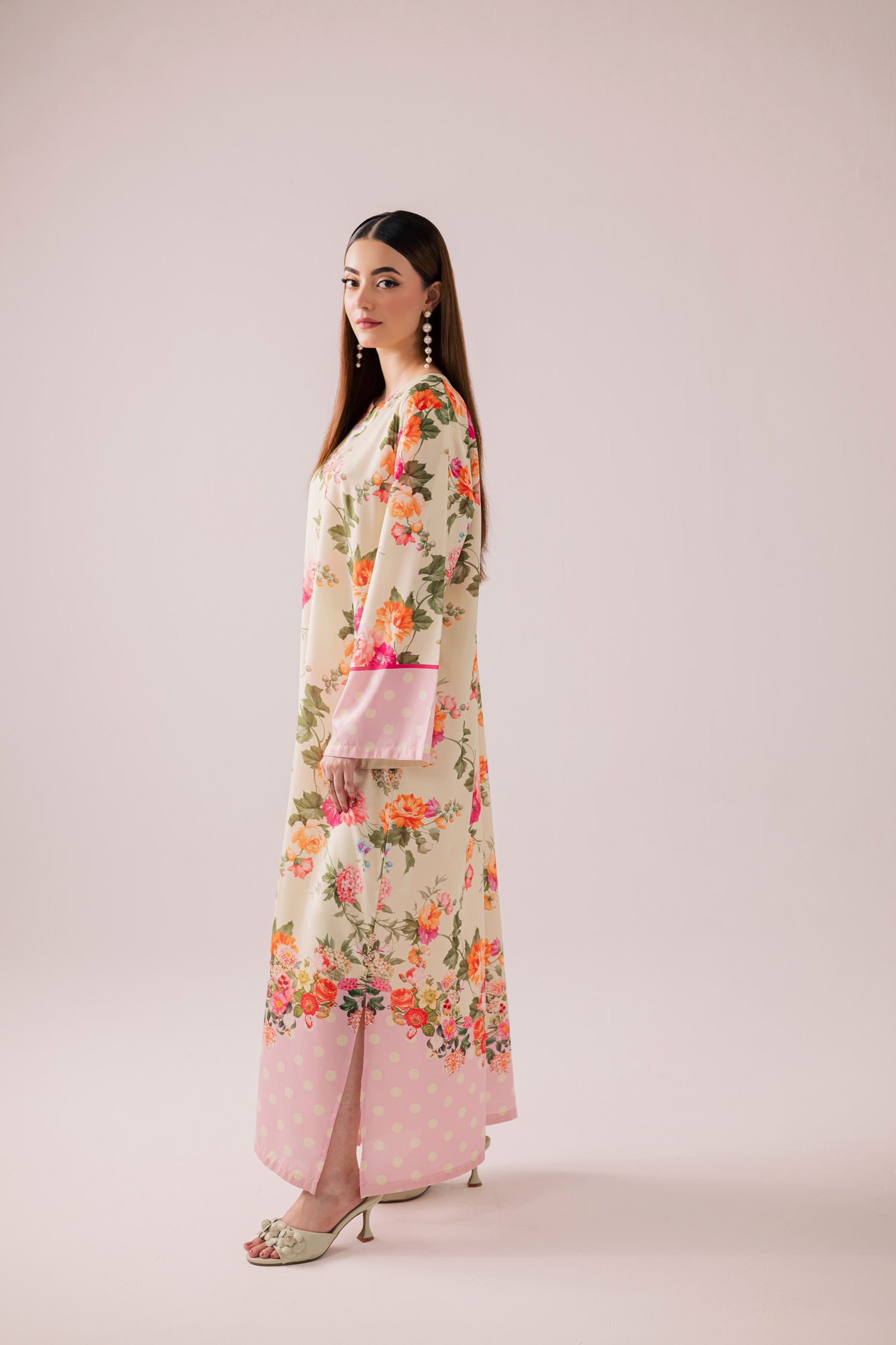 KF44 - Printed Kaftaan