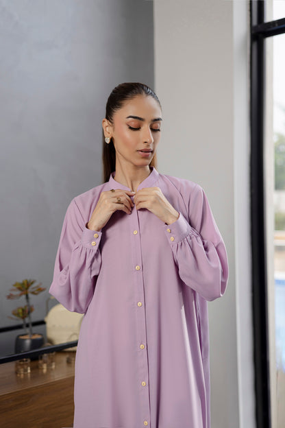 Solid 2PC Dress - SP-05 Lavender