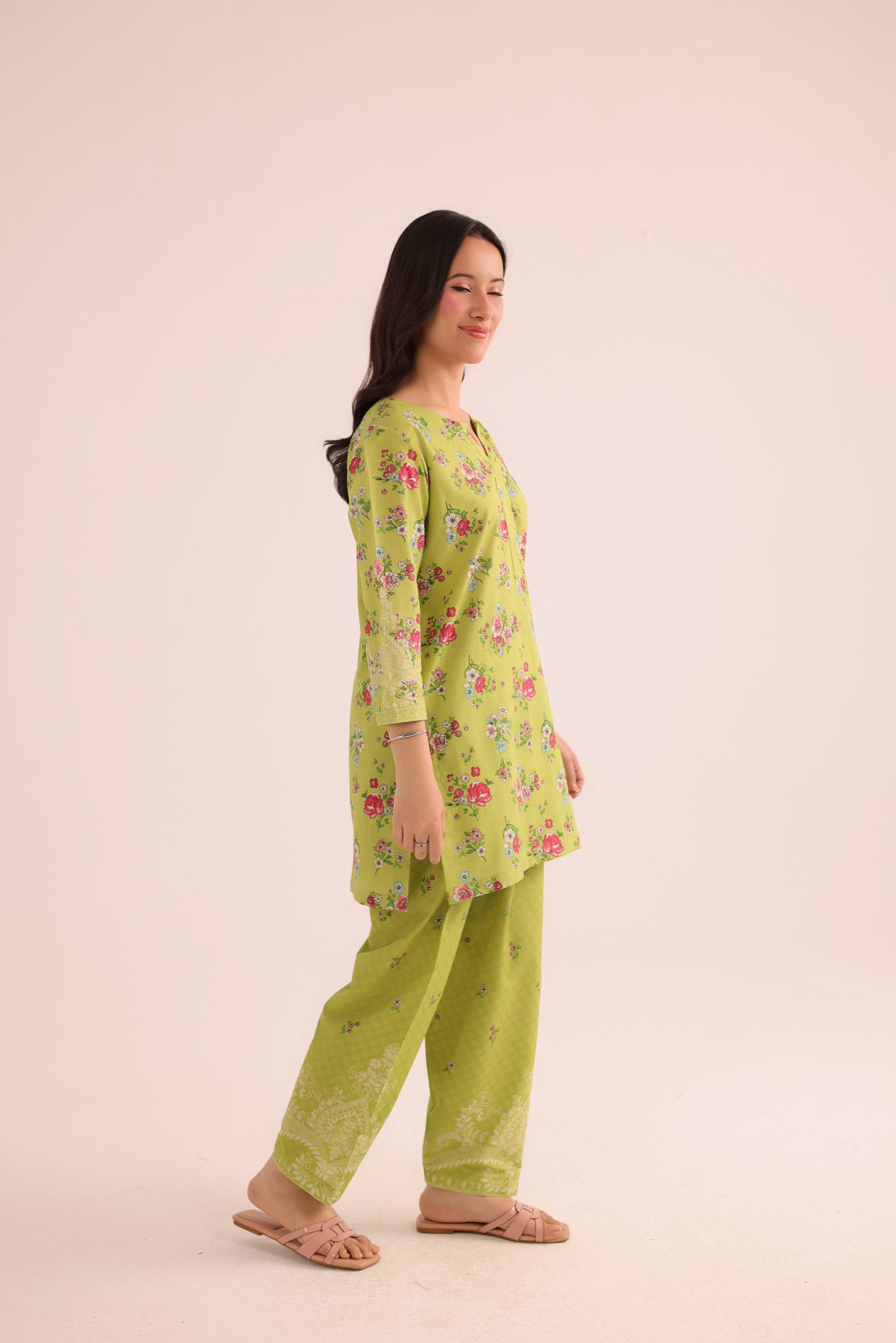2PC Summer Lawn Dress- PRT L42960