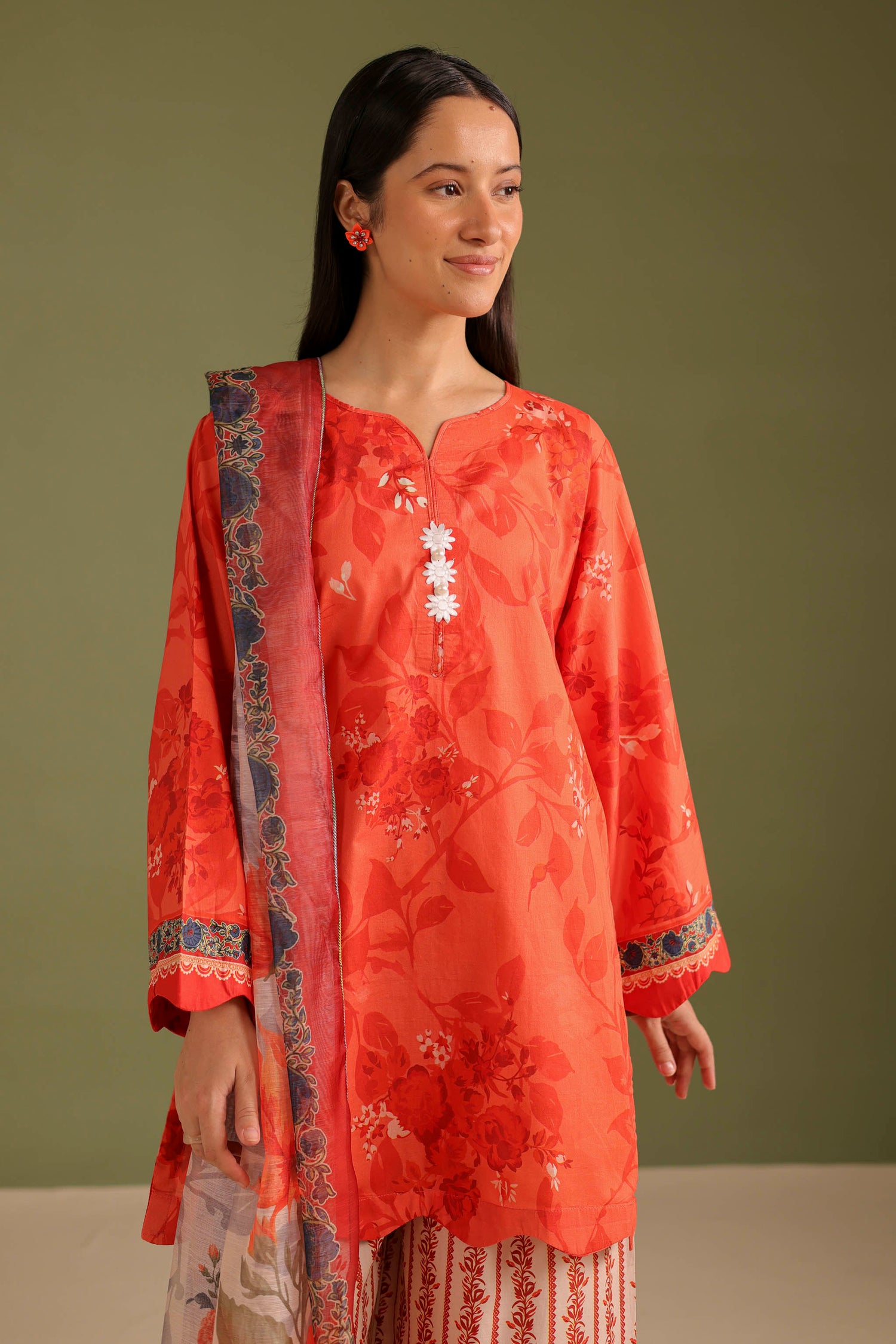 3PC Printed Lawn Suit - 42674