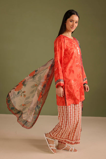 3PC Printed Lawn Suit - 42674