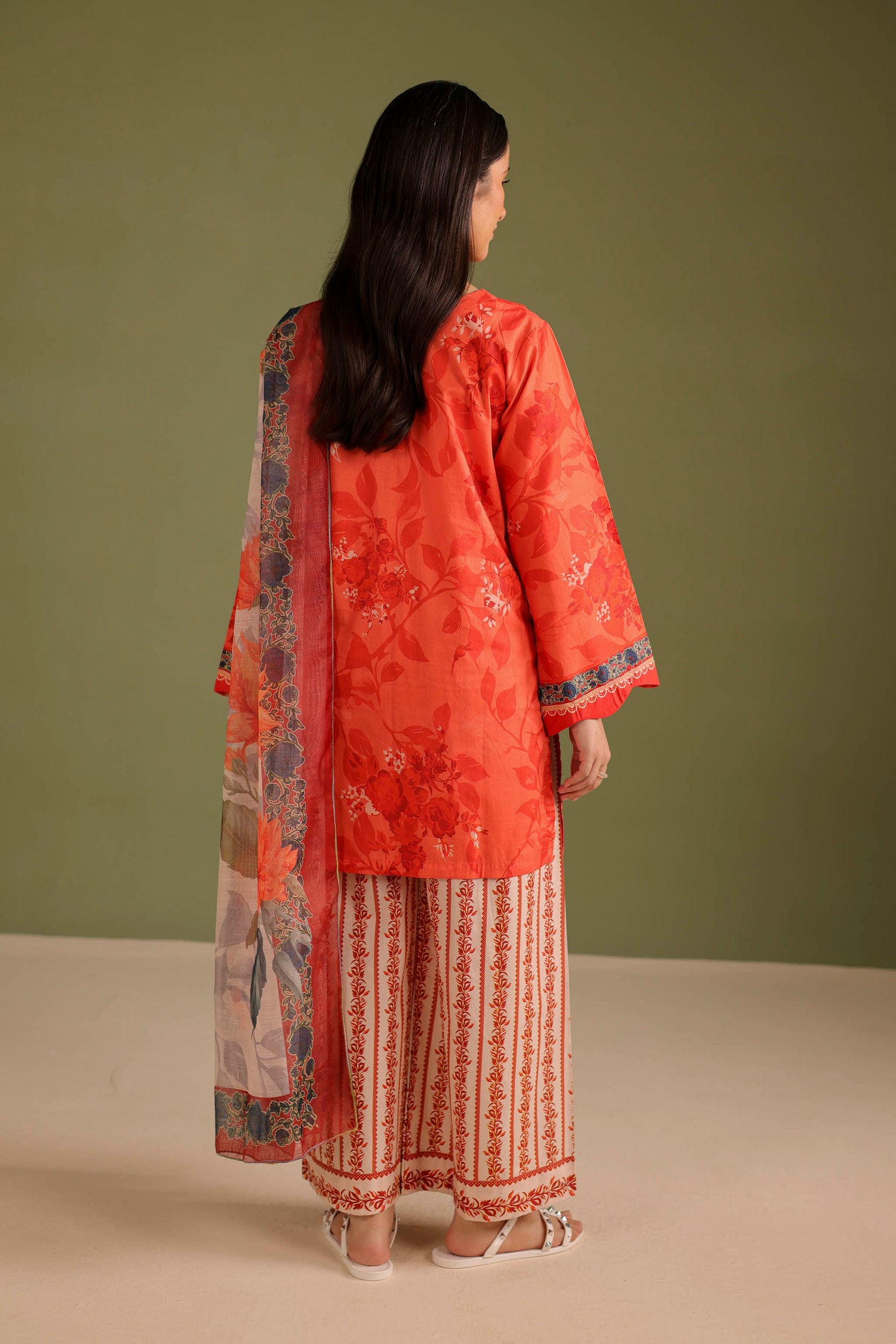 3PC Printed Lawn Suit - 42674