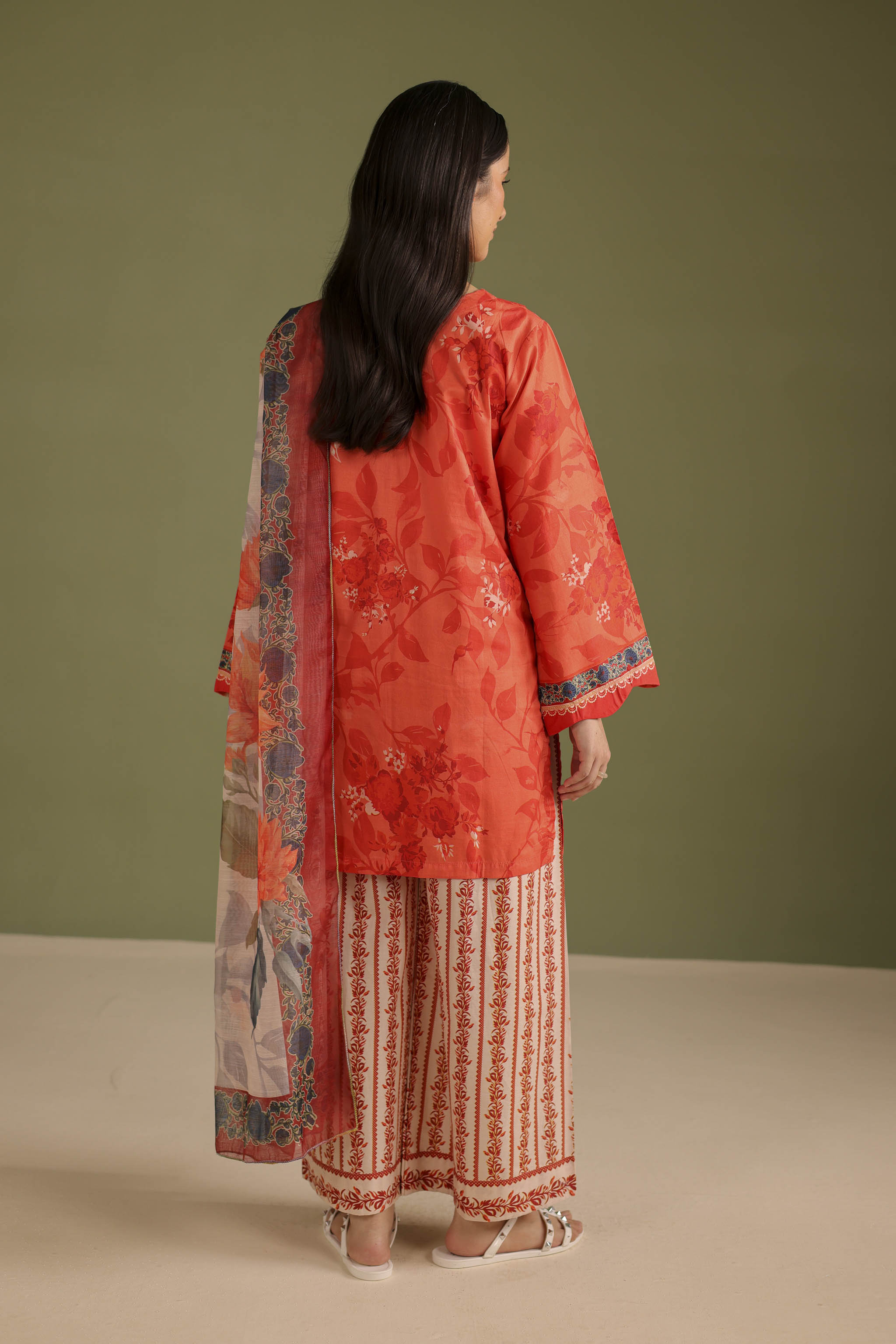 3PC Printed Lawn Suit - 42674