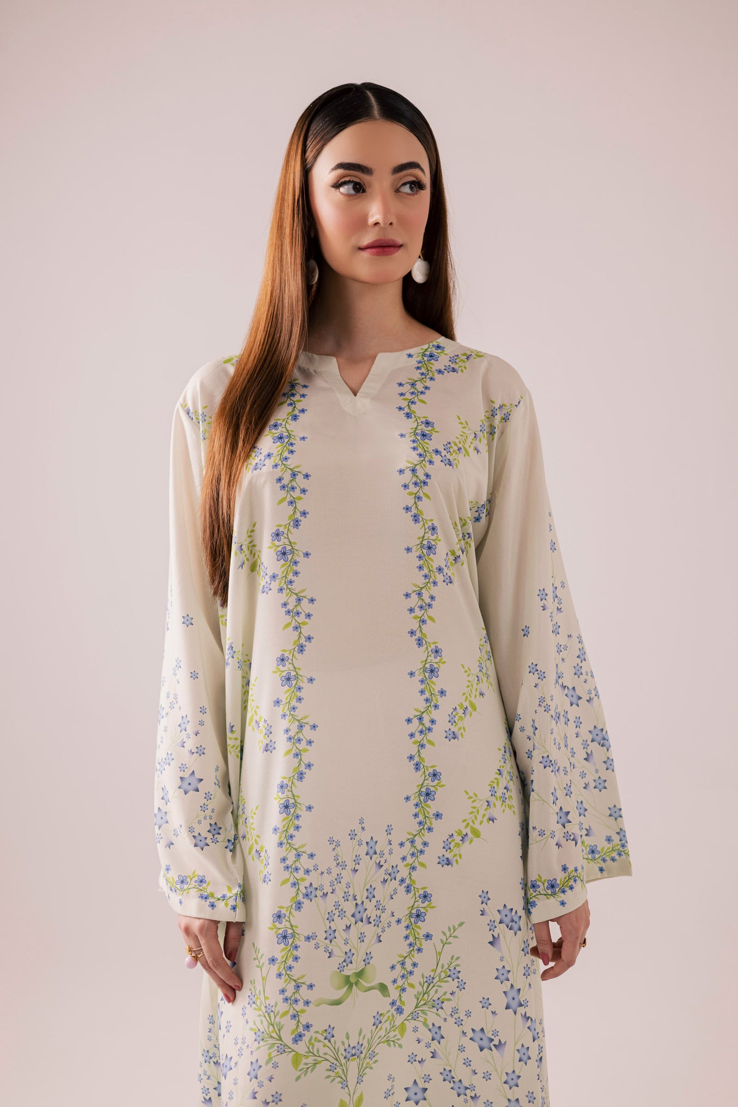 KF45 - Printed Kaftaan