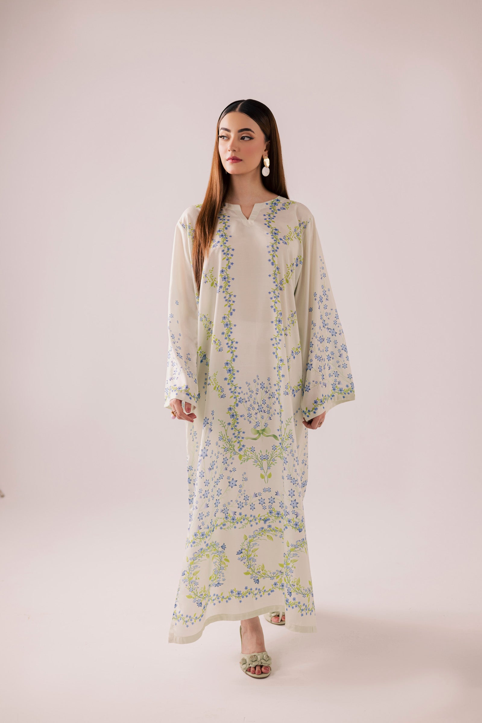 KF45 - Printed Kaftaan