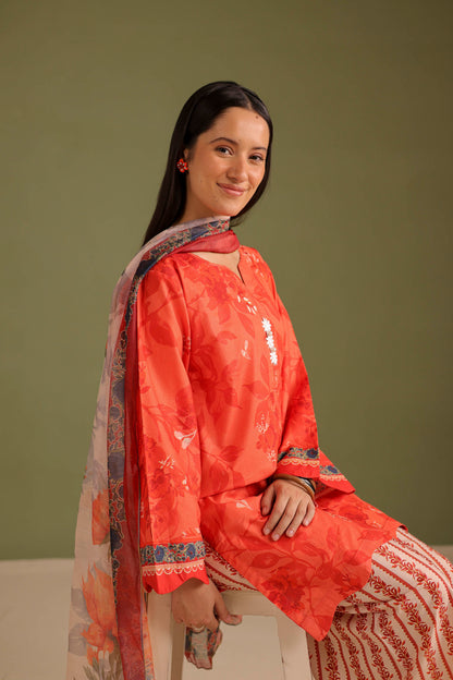 3PC Printed Lawn Suit - 42674