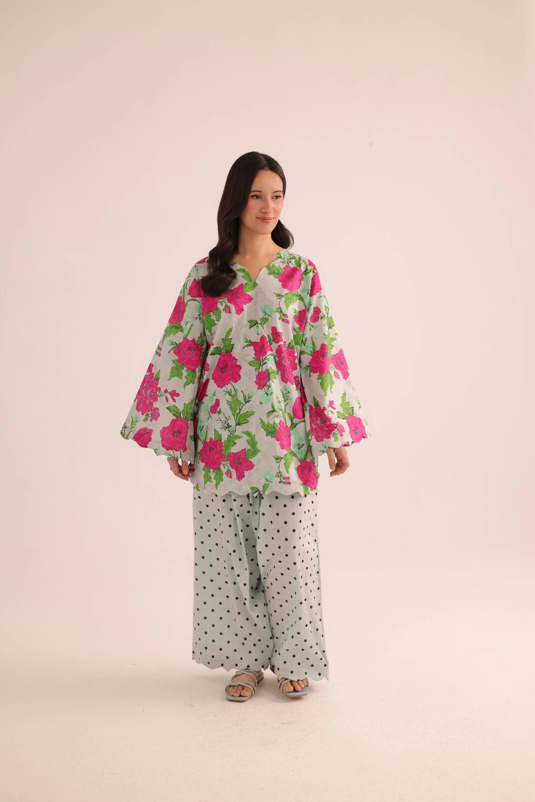 2PC Summer Lawn Dress- PRT L42203