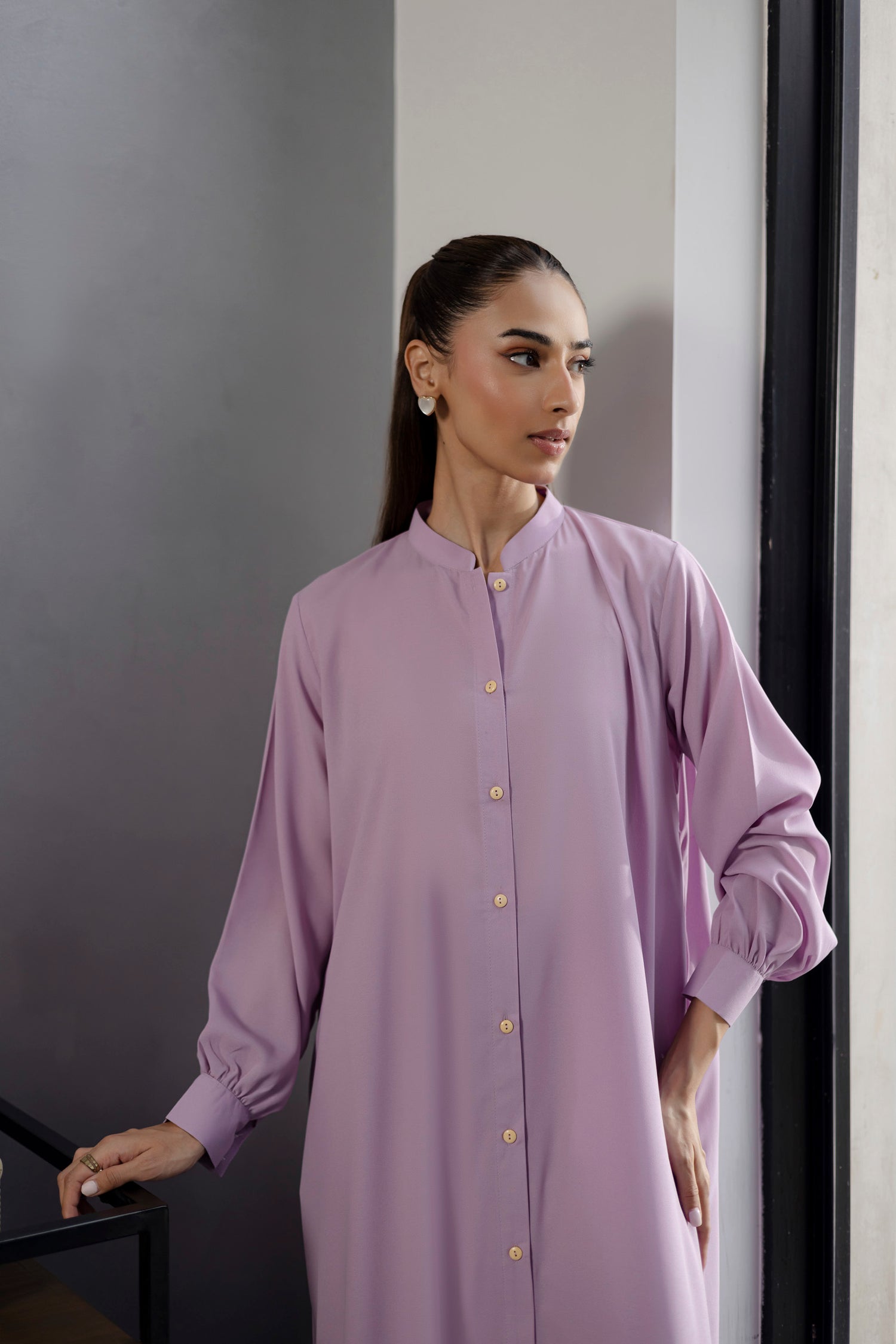 Solid 2PC Dress - SP-05 Lavender