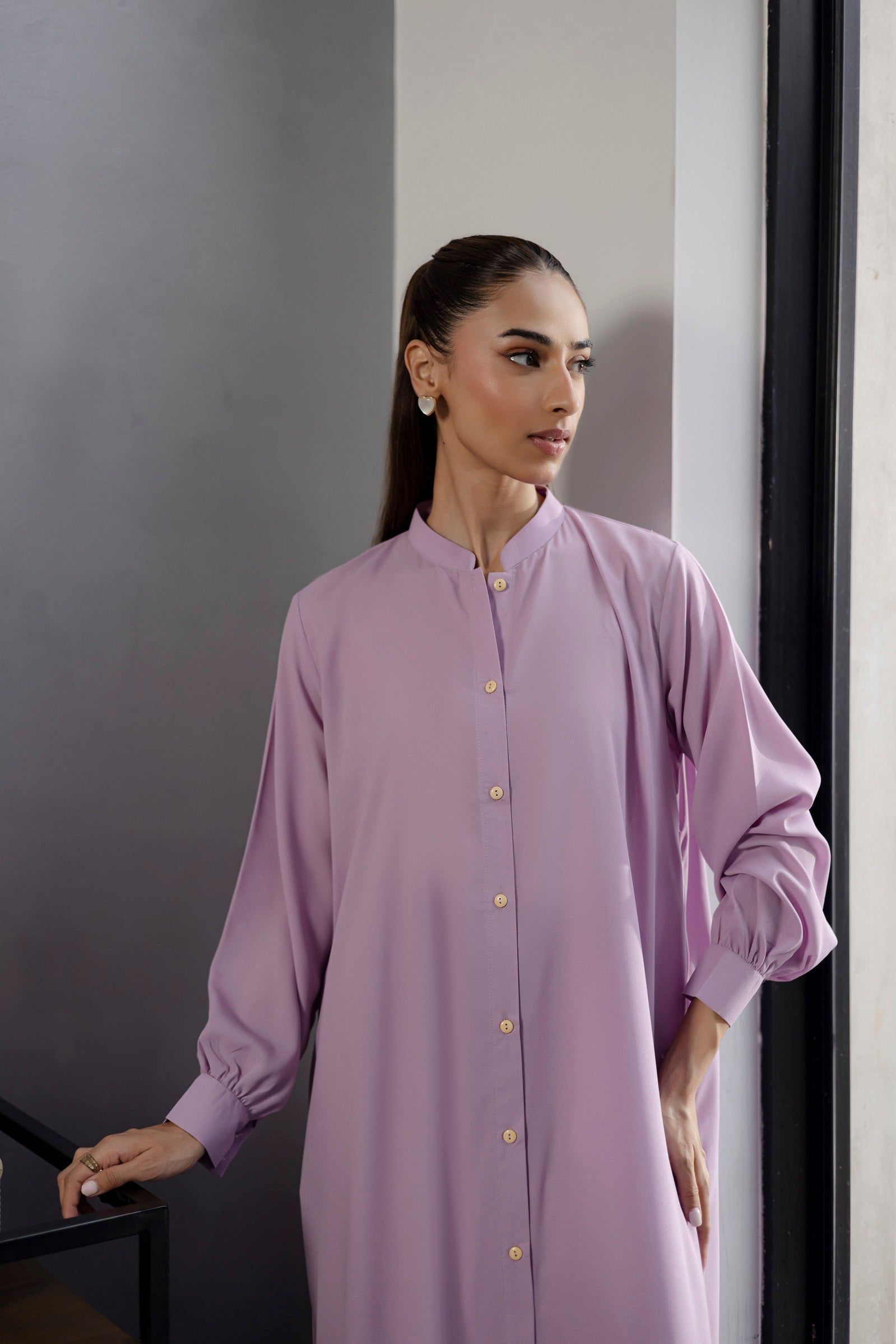 Solid 2PC Dress - SP-05 Lavender