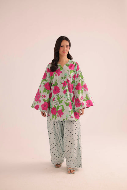 2PC Summer Lawn Dress- PRT L42203