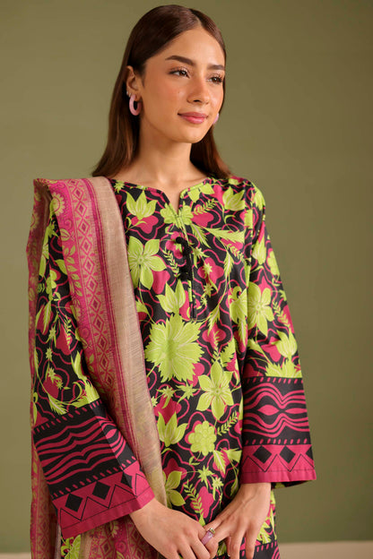 3PC Printed Lawn Suit - 42720