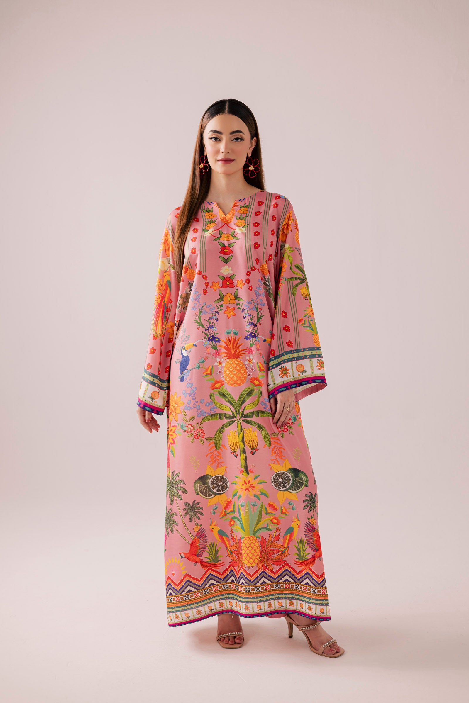 KF31 - Printed Kaftaan
